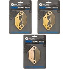 Niche Brake Pad Set For Polaris Sportsman 570 500 850 Xp 1000 Front Rear Ceramic