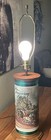 One-of-a-kind Vintage Tanqueray Gin Bar Decor Table Lamp Wood Base - 150th Anniv