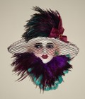 Unique Creations Lady Face Mask Wall Hanging Decor