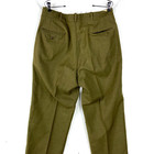 Vintage 1950s Us Military Wool Trousers Size 17x30 Green 1952 Korean War 50s
