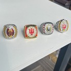  fan Version  Indiana Football 2025 Perfect Season 4 Championship Rings No Box