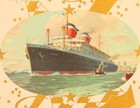 1959 United States Lines S s  America Ocean-liner Memorabilia   Capt Dinner Menu
