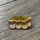 5 Vintage Miller High Life  Budweiser  Anhauser-busch  Beer Hat Lapel Pins