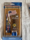 New  Usa Gold Premium Cedar No  2 Pre-sharpened Pencils W sharpener  8 Metallic