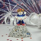 Wee Forest Folk Figurine Ev-2003 - Greetings   batch  6 - Blue white red 
