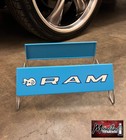 Nos - Vtg  Ram Tires Display Stand Rack Sign - Gas   Oil