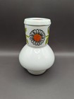 Vintage Holt Howard Ceramic Saki Decanter Vase Mcm Red Poppy 70s Japan