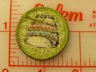 Basketry Merit Badge Plastic Backed Patch  op 