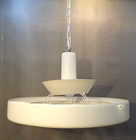 Prescolite Mid Century Modern Atomic Saturn Rings Light Kurt Versen Swag Lamp