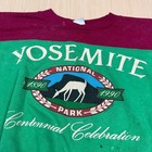 Vintage 80s Yosemite National Park Sweatshirt 90s Centennial Celebration Caribe