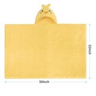 Toddler Bath Towel Baby Bath Towels Hooded Kids Towel For Boy Girl 0-5 Year     