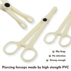 Body Piercing Kit - 43pcs Professional Piercing Tool Kit With 12g 14g 16g 18g   
