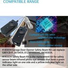 Easy-to-install Safety Sensor Kit 41a5034 For Craftsman chamberlain Garage Door