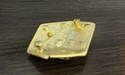 Nwot Rhinestone Gold Tone  crystal Gift Box Christmas Pin Brooch Sparkly 2 