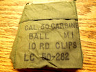 Vintage 1972 Usgi Original Vietnam   30 M1 Carbine Od Six Pocket Bandoleer Lc
