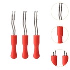 3 Pieces Latch Hook Crochet Needle Knitting Tools Rug Making For Art Crafts