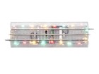 Lionel 2025010 O Scale 10  Straight Fastrack W  Multi-colored Lights  pack Of 4 