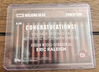 2017 Walking Dead Evolution Jordan Woods-robinson As Eric Raleigh Autograph Auto