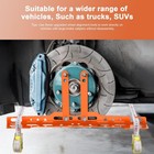 2 Pcs Upgraded Wheel Toe Alignment Tool Plate Kit W 2pcs Measuring Tapes Orange