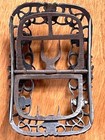 Magnificent 18th Century Nickel Shoe Buckle  Finest Openwork Floral Design