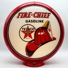 Texaco Fire Chief 13 5  Glass Face For Gas Pump Globe - Double Strength Glass 