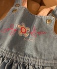 Oshkosh B gosh Vintage Jumper Dress With Embroidery Size 24 Months Baby Girl