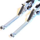 Royal Enfield Gt 650 Interceptor 19-23   Long Clutch Brake Lever Set - Silver