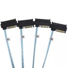 Mini Sas 36p Sff-8087 To 4 Sff-8482 Connectors With Sata Power Cable 3ft 1m Us