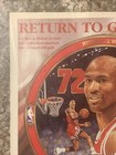 1996 Michael Jordan Bradford Exchange Print Ad Collectors Plate Ad Page Vtg 90s