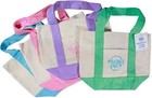Trader Joe   s Mini Pastel Canvas Tote Bag Set Of 4 Colors Limited  new With Tag 