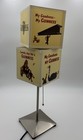 Vintage Guinness Beer Lamp 23    W  Rotatable Double Box Shade   Tested Works