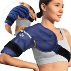 Shoulder Gel Ice Pack Cold Therapy Wrap Pain Relief Injuries Reusable Adjustable