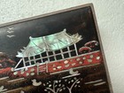 Vintage Wood Black Lacquer Japanese Trinket Box