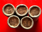  5  Tails tails Obw Bu Lincoln Wheat Penny Rolls Years Unknown Uncirculated    