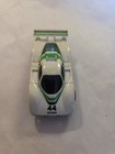 Tomy Turbo Aurora Afx Jaguar Xjr-7  44 White Green Ho Slot Car  read 