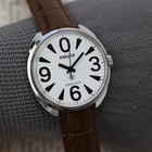 Raketa Big Zero Mechanical 2609 Raketa Zero Raketa 0 White Watch Case 38mm