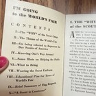 Vintage 1940 New York World   s Fair Boy Scouts Of America Service Camp Booklet