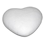 4 Pcs 4 Inch White Heart Shaped Styrofoam Christmas Craft Foam For Diy Art