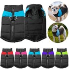 Waterproof Padded Small-large Pet Dog Clothes Winter Warm Coat Pet Vest Jacket