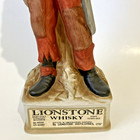 Lionstone Whiskey Decanter Porcelain Vintage 14  The Sodbuster 1969