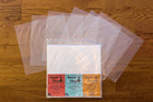 100 Clear Plastic Protective Lp Outer Sleeves 3 Mil  Vinyl Record Sleeves Album