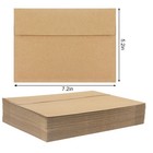 100 Pack Kraft Envelopes a7 Invitation Envelopes 5x7 Envelopes For Invitation   