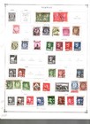 Collection  Norway Part A Scott Album Page  1883 1967  Cat  202  Mint   Used