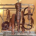 Driving Harness Single Horse Full Grain  Leather Stainless Steel Fitting