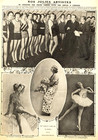Parisiana Magazine  1932 Vintage French  La P  che Folies Berg  re Illustrator Art