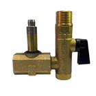 Solenoid Drain Valve Keltec Technolab - 1 2  Thread - 6 Ft Cord - 115 Volts