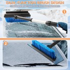 With Ice Winter Scraper Long Handle Kit Car Truck Tool Windscreen Snow Brush 