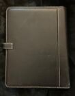 Vintage Coach 9 5x7 Black Leather Binder Organizer Planner Likenew Graph Paper