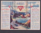 1931 Conoco Road Map Of  Nebraska