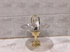 Vintage Nautical Marine Brass Bulkhead Light With Aluminum Shade Maritime Lamp